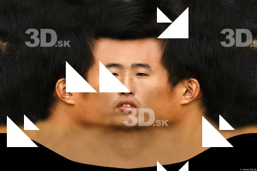 Male head texture
