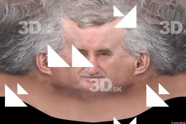 Male head texture