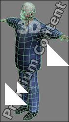 3D Model White Man # 21