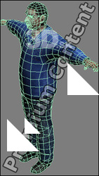 3D Model White Man # 22