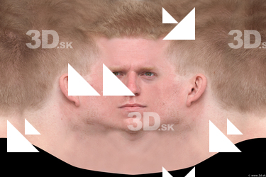 Male head texture
