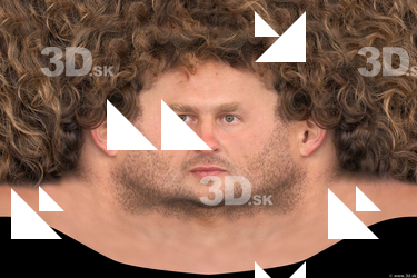 Male head texture