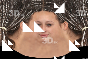 Female head texture