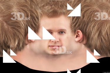 Male head texture