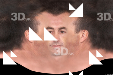 Male head texture