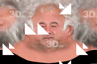 Male head texture
