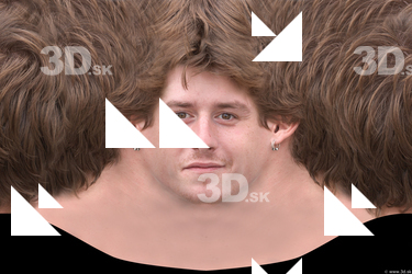 Male head texture