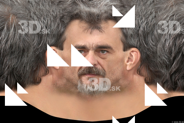 Male head texture