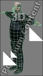 3D Model White Man # 24