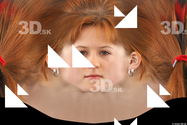 Female head texture
