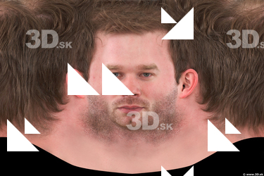 Male head texture