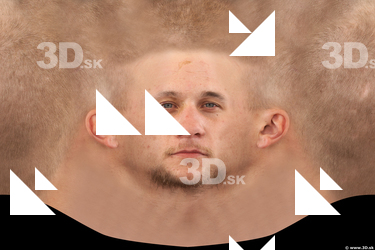 Male head texture