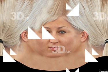Female head texture