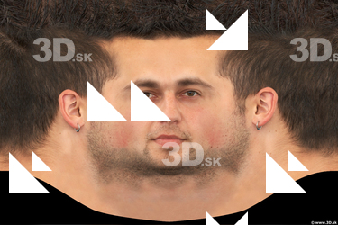 Male head texture