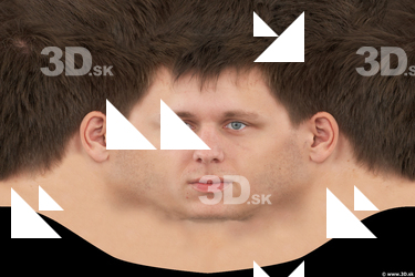 Male head texture