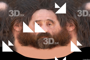 Male head texture