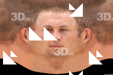 Male head texture