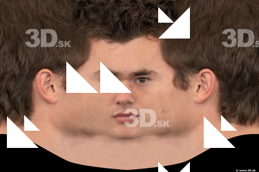 Male head texture