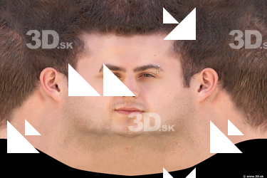 Male head texture