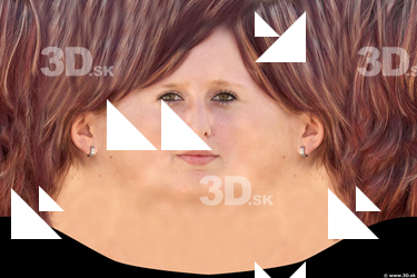 Female head texture