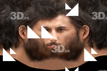 Male head texture