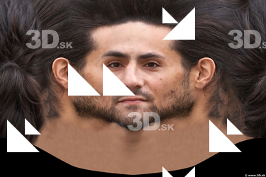 Male head texture