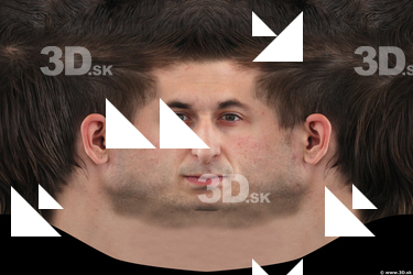 Male head texture