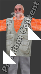 3D Model White Man # 29