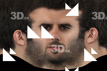 Male head texture