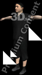 3D Model Asian Man # 12