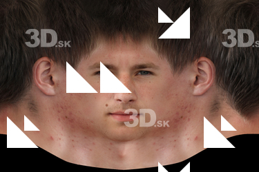Male head texture