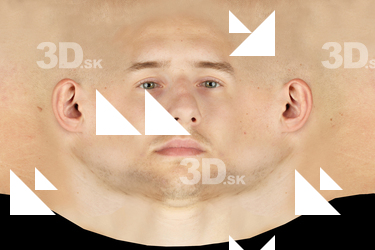 Male head texture