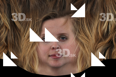 Female head texture