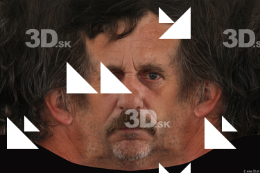 Male head texture