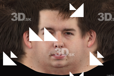 Male head texture