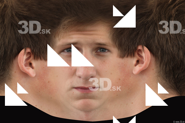 Male head texture