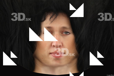 Female head texture