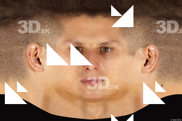 Male head texture