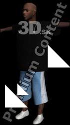 3D Model Black Man