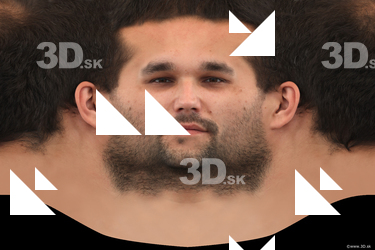 Male head texture