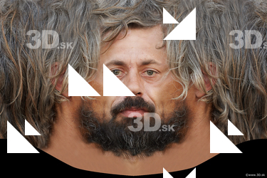 Male head texture