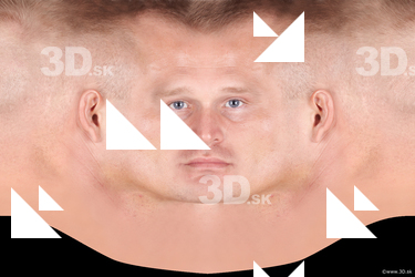 Male head texture