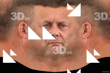 Male head texture