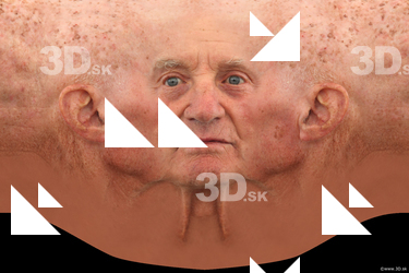 Male head texture