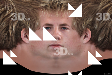 Male head texture