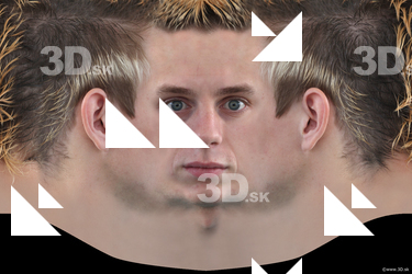 Male head texture