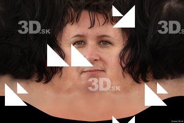 Female head texture
