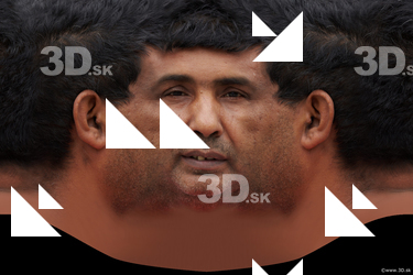 Male head texture