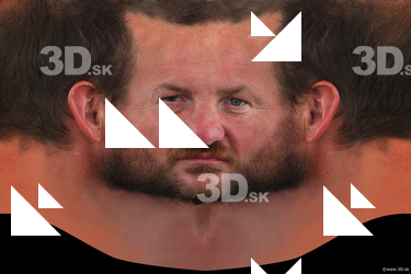 Male head texture