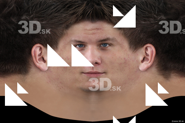 Male head texture